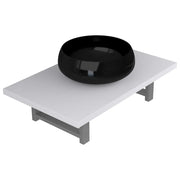 Set Mobili da Bagno | Armadio da bagno 2 pz Ceramica Bianco