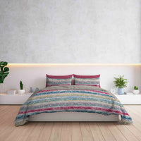 Copripiumino Singolo con Federe Stampato Love Lines