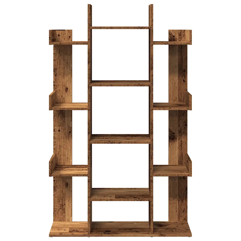 Libreria Legno Antico 86x25,5x140 cm in Legno Multistrato
