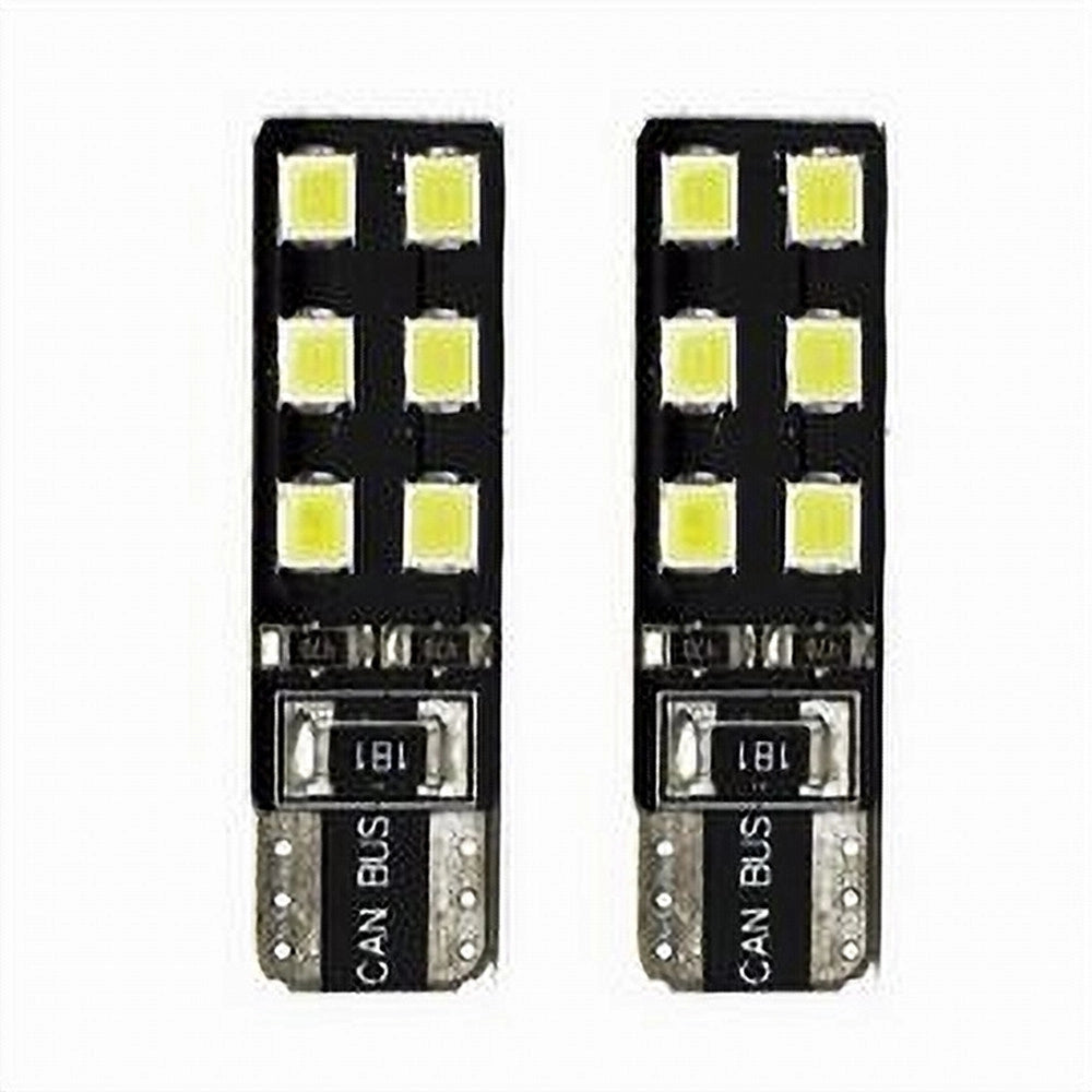Trade Shop - Lampadina Di Posizione T10 Maxtech T-103528 12v 12led Canbus 6000k Ultra Luminose -