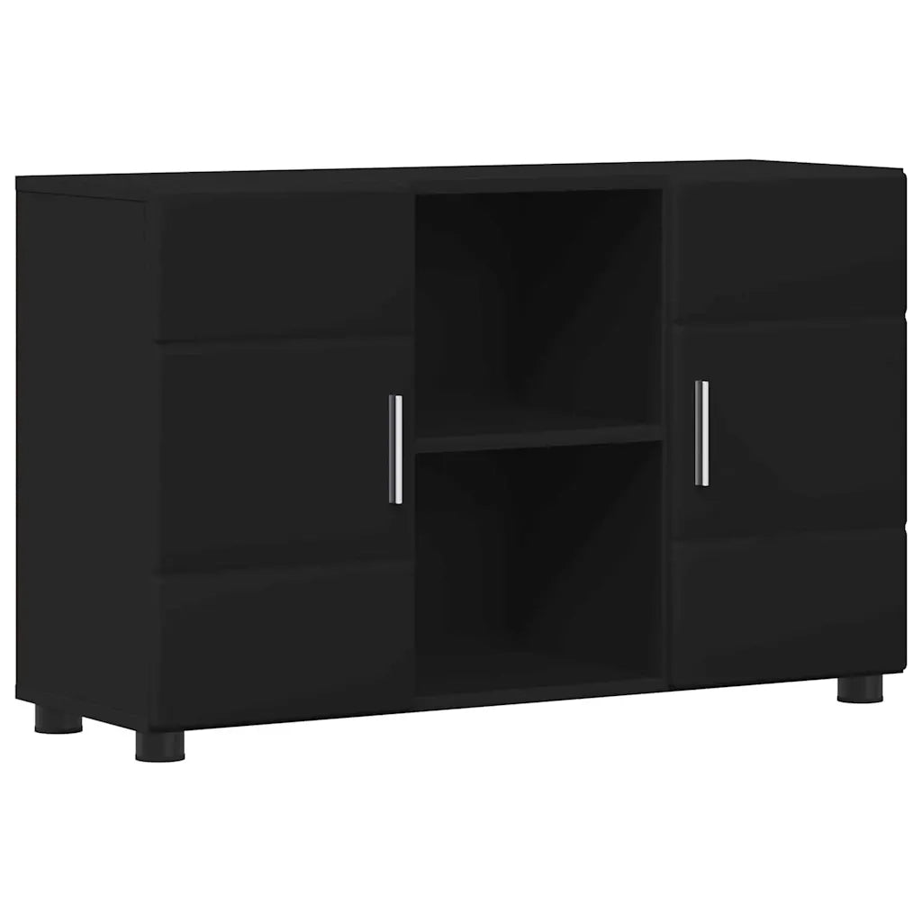Credenza FLORIN Nero 88,5 x 30,5 x 55,5 cm Legno multistrato