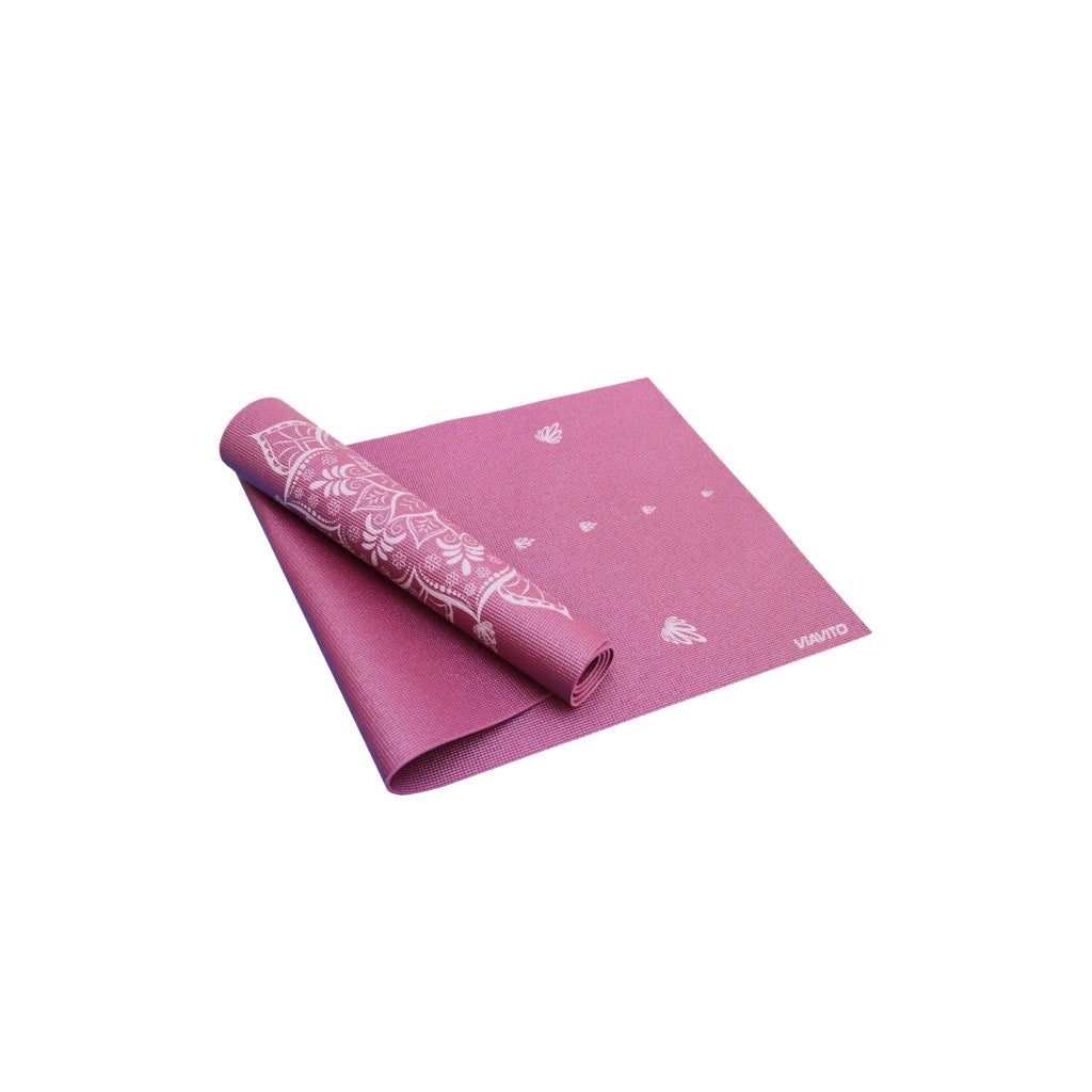 Tappetini per yoga e fitness - Viavito - 4mm - Melanzana liscia