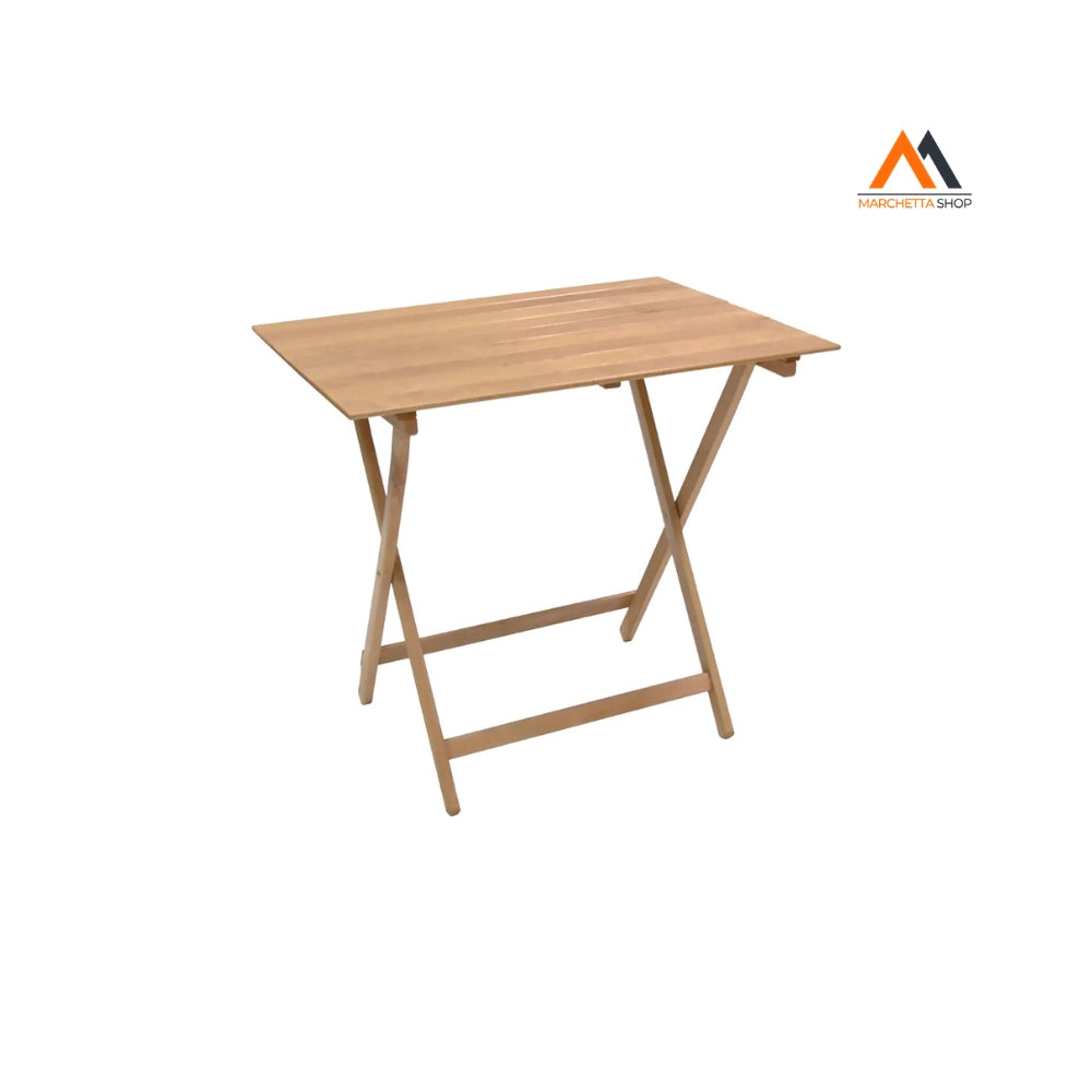 TAVOLO LEGNO PIEGHEVOLE 'PIC NIC' cm 60 x 100 H 75 cm - col.