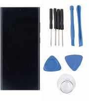 Riparazione di schermo con display AMOLED originale da 6,8 pollici - touchscreen digitizer - set di riparazione con attrezzi - LED organico nero - compatibile con S23 Ultra - schermo di telefono