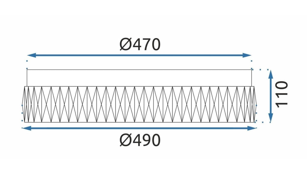 Lampadario A Soffitto In Cristallo App1721-c 50 Cm Oro