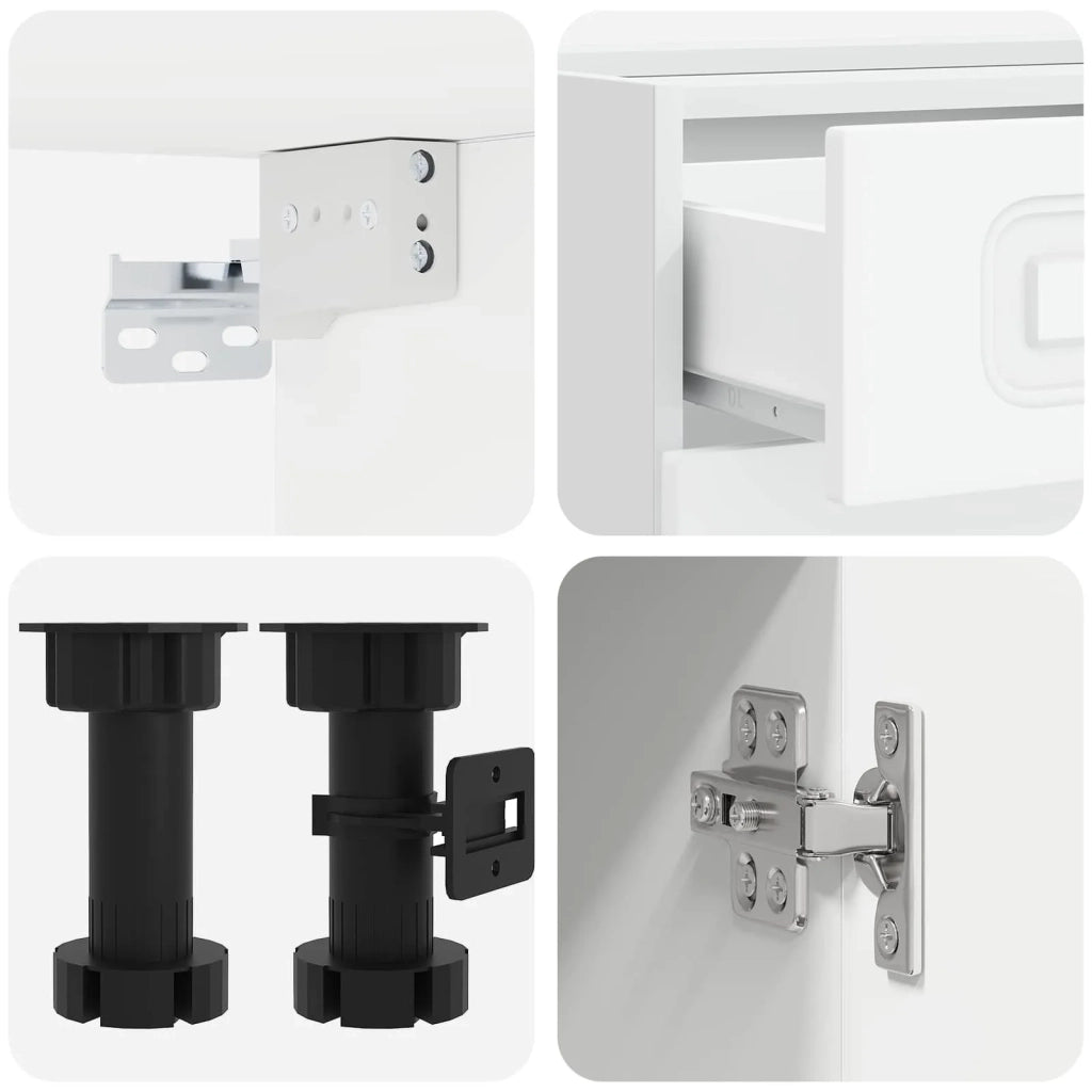 Unità Cucina KALMAR 8 pcs Bianco Legno ingegnerizzato 3438183