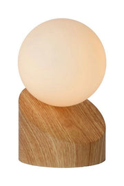 Lampada da tavolo Lucide LEN bronzo/bianco G9 5W 45561/01/72