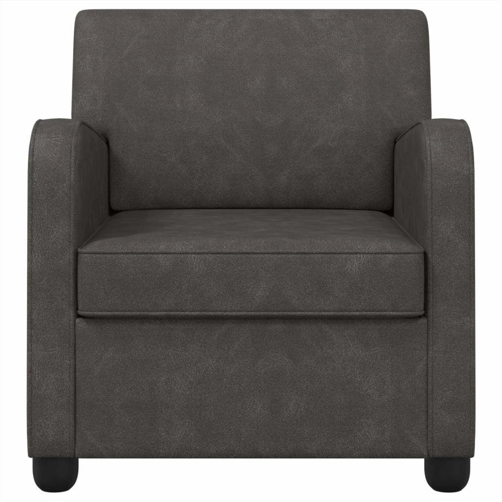 Poltrona Nero antico Similpelle 42043437