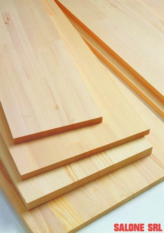 TAVOLA MENSOLA ABETE LAMELLARE LEVIGATO CM. 200X40X2,8 TAVOLE LAMELLARI