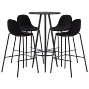 Set da Bar 5 pz in Tessuto Nero cod mxl 9513