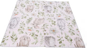 Tappeto Giocattolo Coniglio Disegno 130x130cm Tappeto Giocattolo Pieghevole Portatile Mat Maternità Tempo