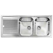 CM Zenith plus 116 x 50 2V Lavello ad incasso Rettangolare Acciaio inossidabile