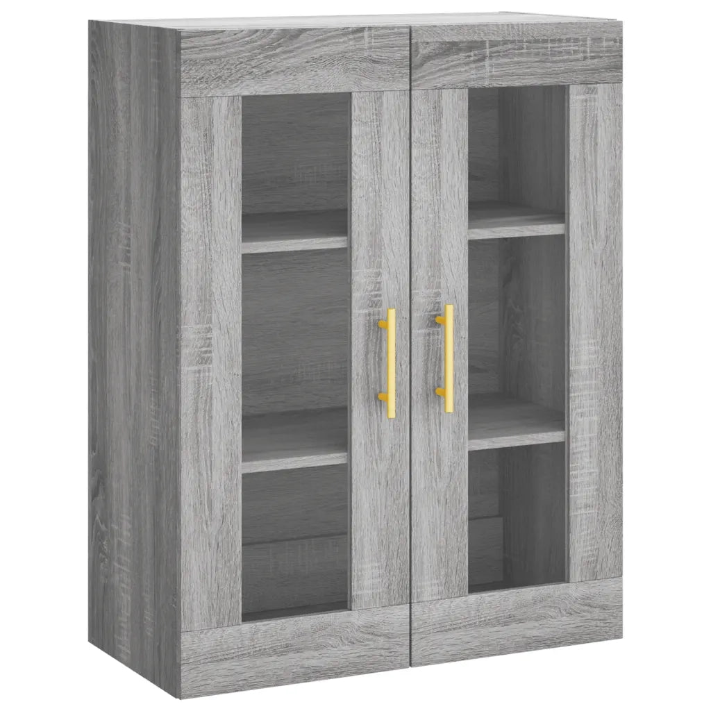 Credenza-Buffet-Armadio da cucina Grigio Sonoma 69,5x34x180 cm in Legno Multistrato 881711