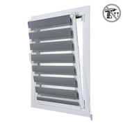 Tenda a Rullo giorno / notte installazione senza foratura EasyFix Argento 120x180 cm