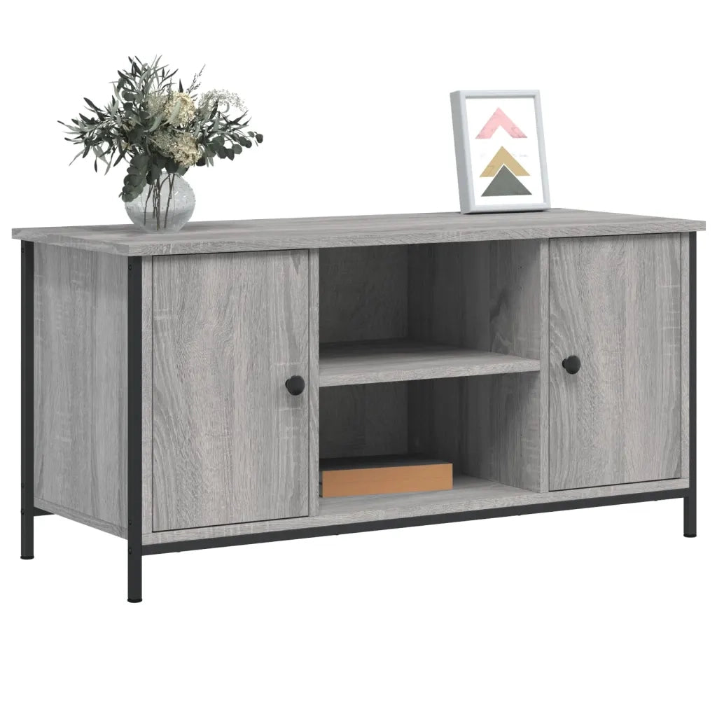 Mobile Porta TV-Mobile per TV-Credenza TV Grigio Sonoma 100x40x50 cm in Legno Multistrato 206456
