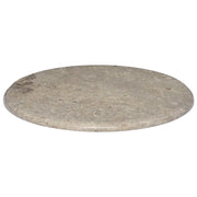 Piano per Tavolo Grigio Ã˜60x2,5 cm in Marmo cod mxl 60635