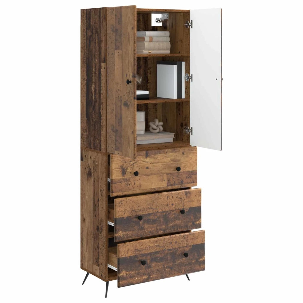 Set di armadi 2 pcs Legno antico 66 x 34,5 x 90 cm 3416887