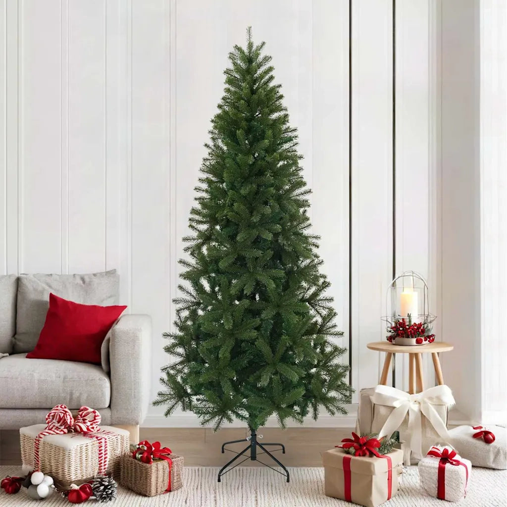 Albero di Natale artificiale Verde 210 cm PVC, PE e acciaio 42018735