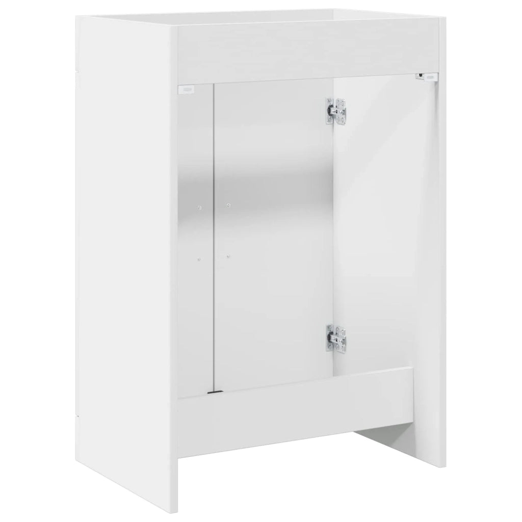 Mobiletto da Bagno Sotto Lavabo Bianco 78,5 x 37,5 x 81 cm