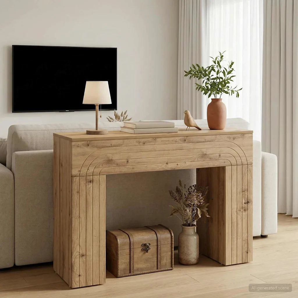 Tavolino da salotto Rovere Artigianale 102 x 35 x 75 cm
