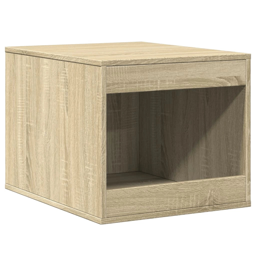 Mobiletto per lettiera per gatti in legno ingegnerizzato Sonoma marrone 02_0043338