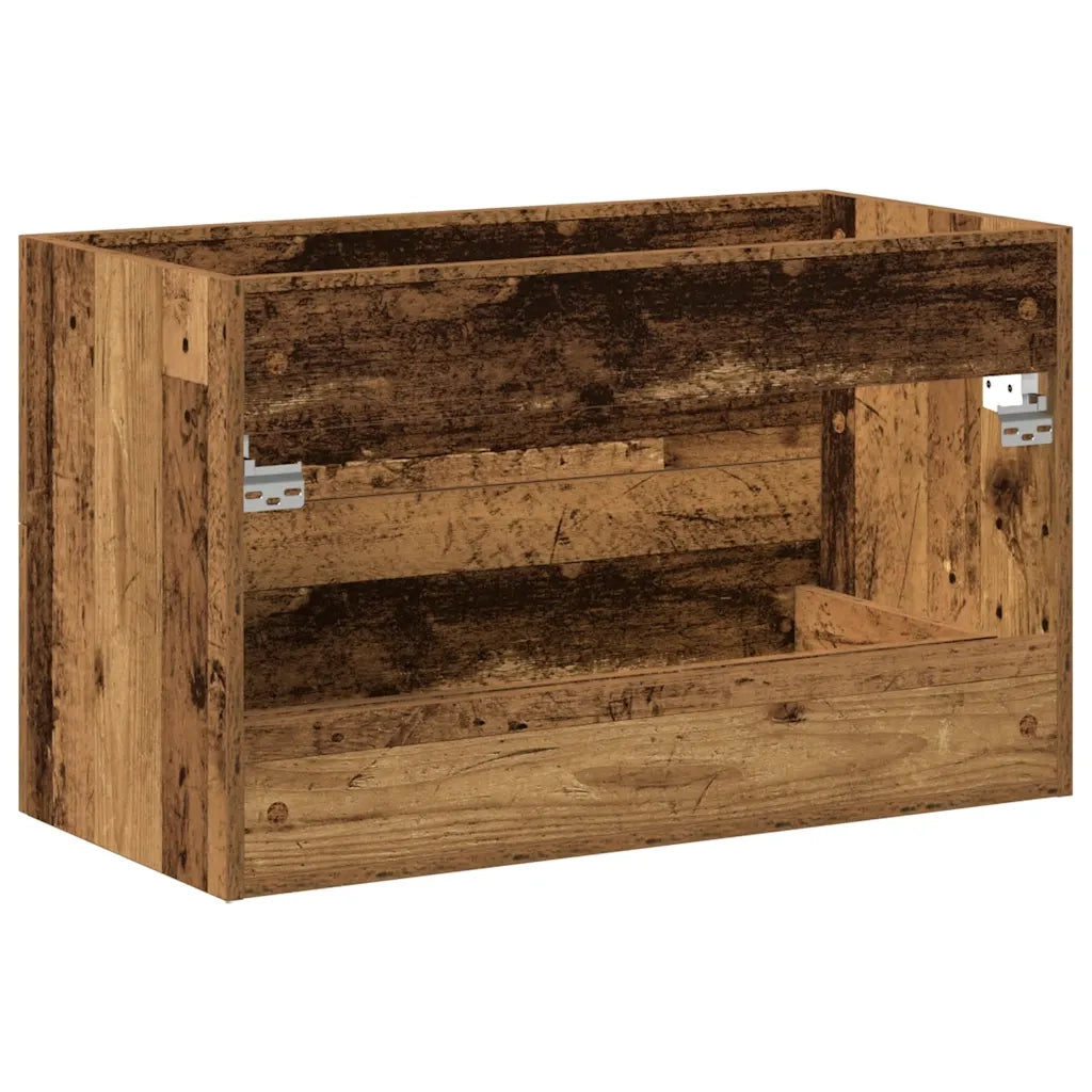 Mobile Lavabo Bagno Legno Antico 80x38,5x48cm Legno Multistrato 862533