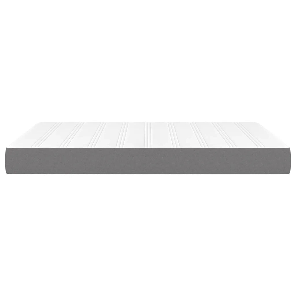 Materasso a Molle Insacchettate Rigidità Media Grigio Scuro 140x200x20 cm 347795