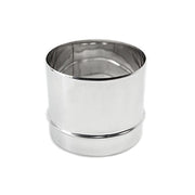 Raccordo inox m da 300mm per collegare tubo rigido a tubo flessibile