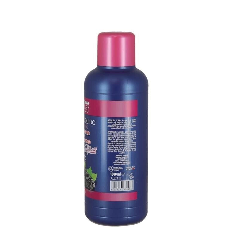HYDRA VIVA SAPONE LIQUIDO ANTIBATTERICO RICARICA DA 1 LT CON MORE & MIRTILLI