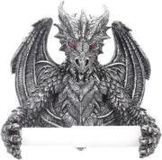 Supporto per carta igienica brillante - Argento Obsidiaan - Design elegante