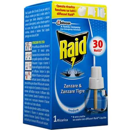 RAID RICARICA LIQUIDA ANTIZANZARE - JOHNSON