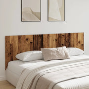 Testiera a Parete Legno Antico 240x1,5x80 cm in Truciolato 856830