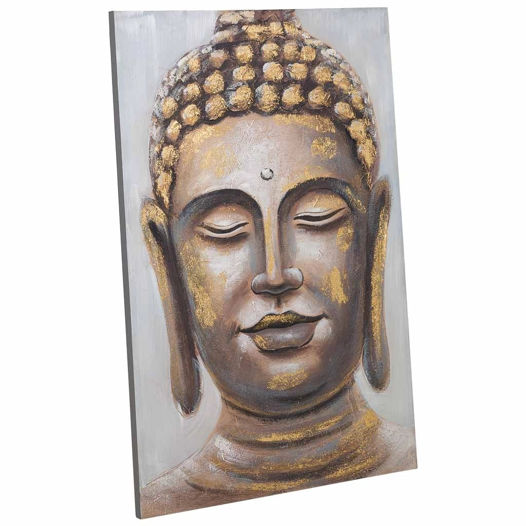 Quadro dipinto a mano con rilievo oro 80x120x3h