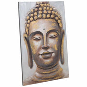 Quadro dipinto a mano con rilievo oro 80x120x3h