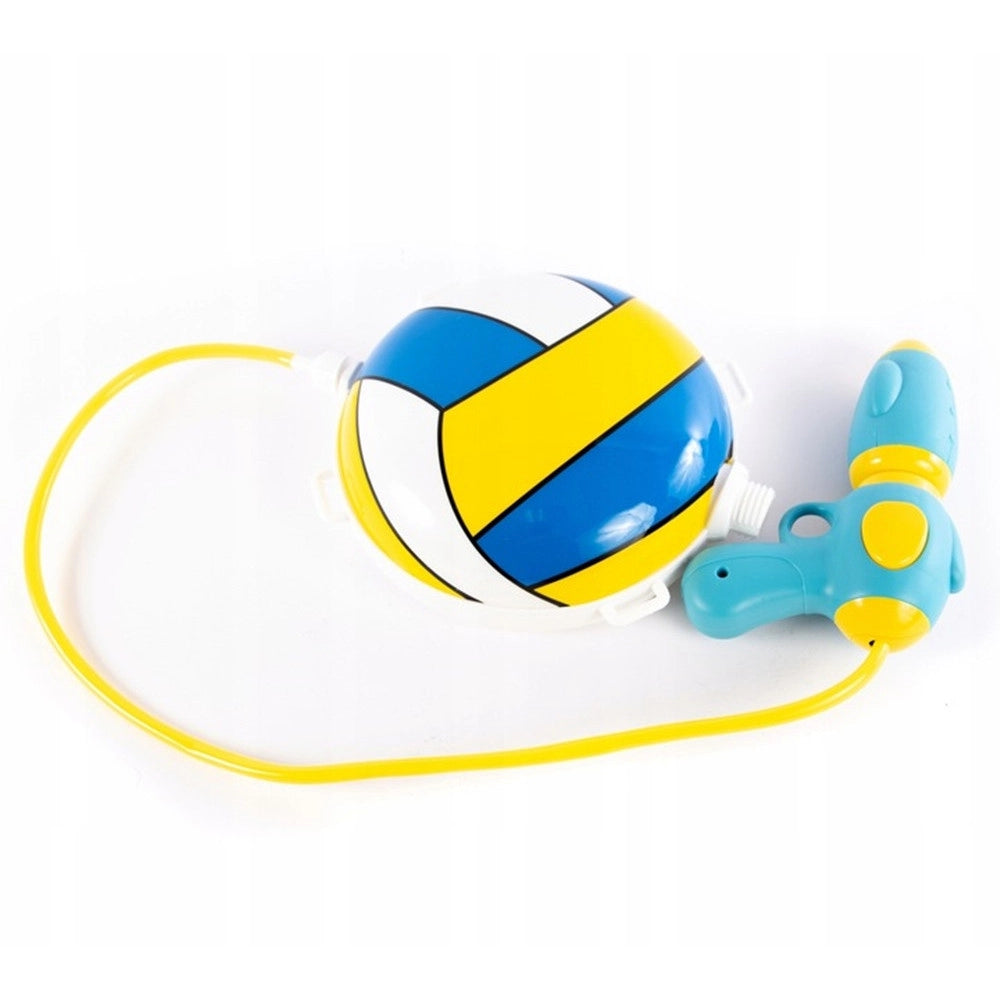 Trade Shop - Pistola Ad Acqua Con Zainetto A Forma Di Pallone Volley Da 1.5 Lt Gioco Bambini 6722110 -
