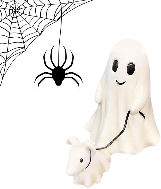 Decorazione di Halloween per bambini, statuetta di cagnolino spaventapasseri, cagnolino di Halloween, decorazione di Halloweenspaventapasseri con cagnolino, nuove decorazioni di Halloweenspaventapasseri per bambini 2024