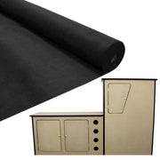Kit moquette nera per furgone con cucina camper in MDF personalizzabile
