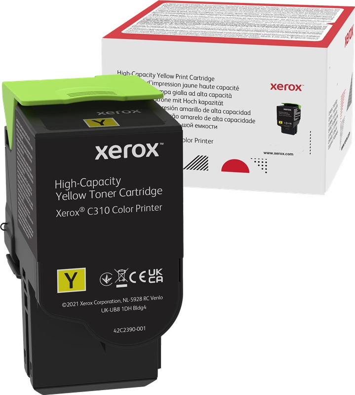 Xerox Cartuccia toner Giallo a Alta capacità da 5500 Pagine per Stampante a colori ® C310/multifunzione a colori ® C315 (006R04367)