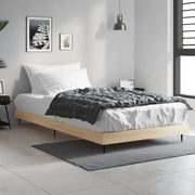 Giroletto senza Materasso-Struttura Letto Rovere Sonoma 90x200 cm in Truciolato 367490