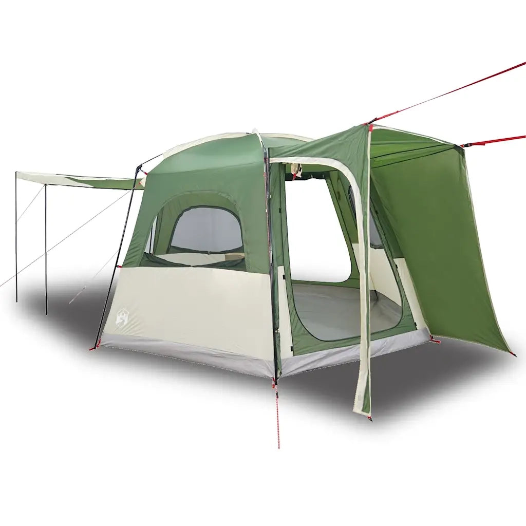 Tenda da Campeggio per Auto per 4 Persone-Tenda per Famiglie Verde Impermeabile 592166