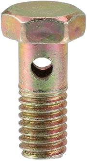 Fitting di adattamento per remleiding M8x1.25 con forma di banjo in acciaio bronzo.