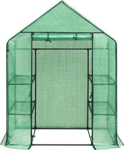 Mini Indoor Greenhouse 6 Righ Cells - Mini Greenhouse with Film - Wall Planter UV Resistant - Green 

(assumed translation of "Tuinkas Muurkas" to "Wall Planter")