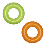 Trade Shop - Salvagente Ciambella Gonfiabile Per Bambini Trasparente Neon Satinato ø 91 Cm 36025 -