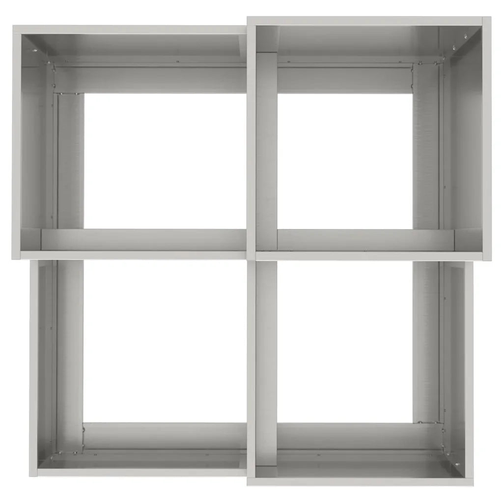 Vaso da giardino-Fioriera da Esterno-Contenitore per Piante Argento 100 x 100 x 60 cm Acciaio inossidabile