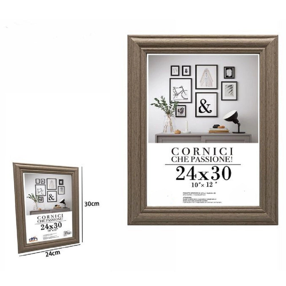 Trade Shop - Cornice Per Foto Porta Fotografie Quadri Tele 24 X 30 Cm Modello Legno 71647 -