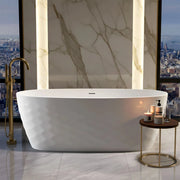 Vasca Da Bagno Freestanding In Acrilico Gaja 170 Copritappo nero