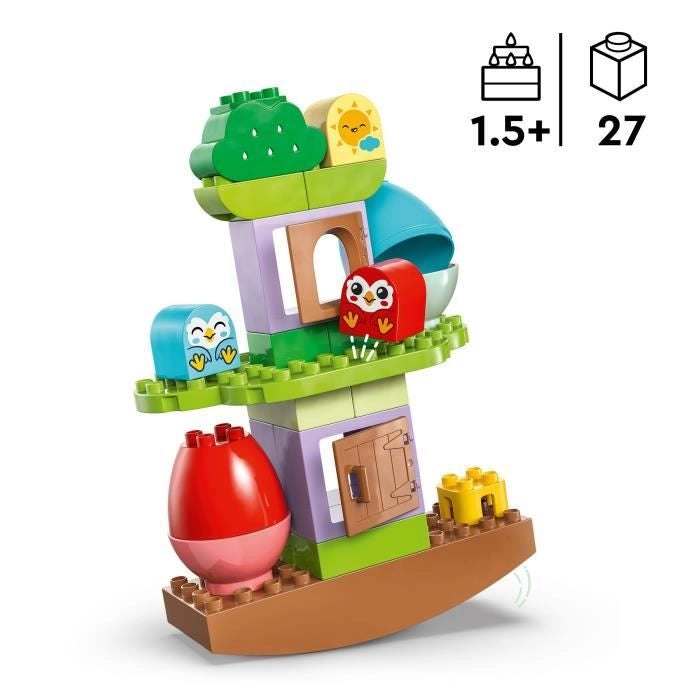 LEGO DUPLO Il mio primo albero oscillante e impilabile 10440 - Giocattolo interattivo per neonati