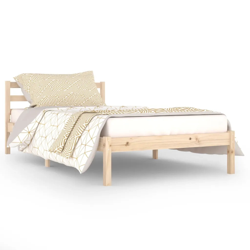 Giroletto-Struttura Letto in Legno Massello di Pino 100x200 cm 150527