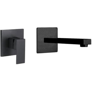 Dax-rq miscelatore lavabo a muro nero opaco paini 84yo208tcrq