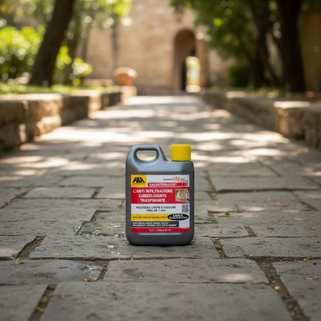 Salvaterrazza protettivo anti infiltrazione idrorepellente consolidante *** formato 1 lt, confezione 1